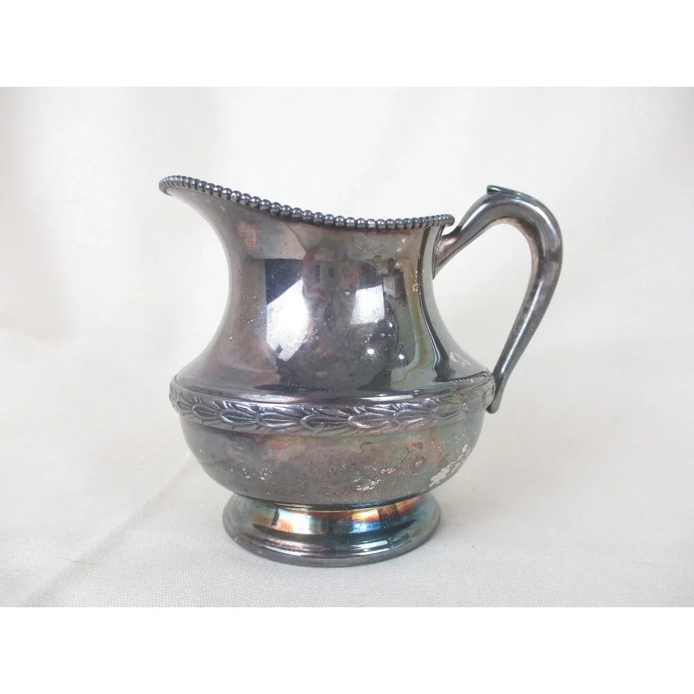 Creamer Vintage National Silver on Copper‎ #2002 Pitcher Kitchenware tea creamer